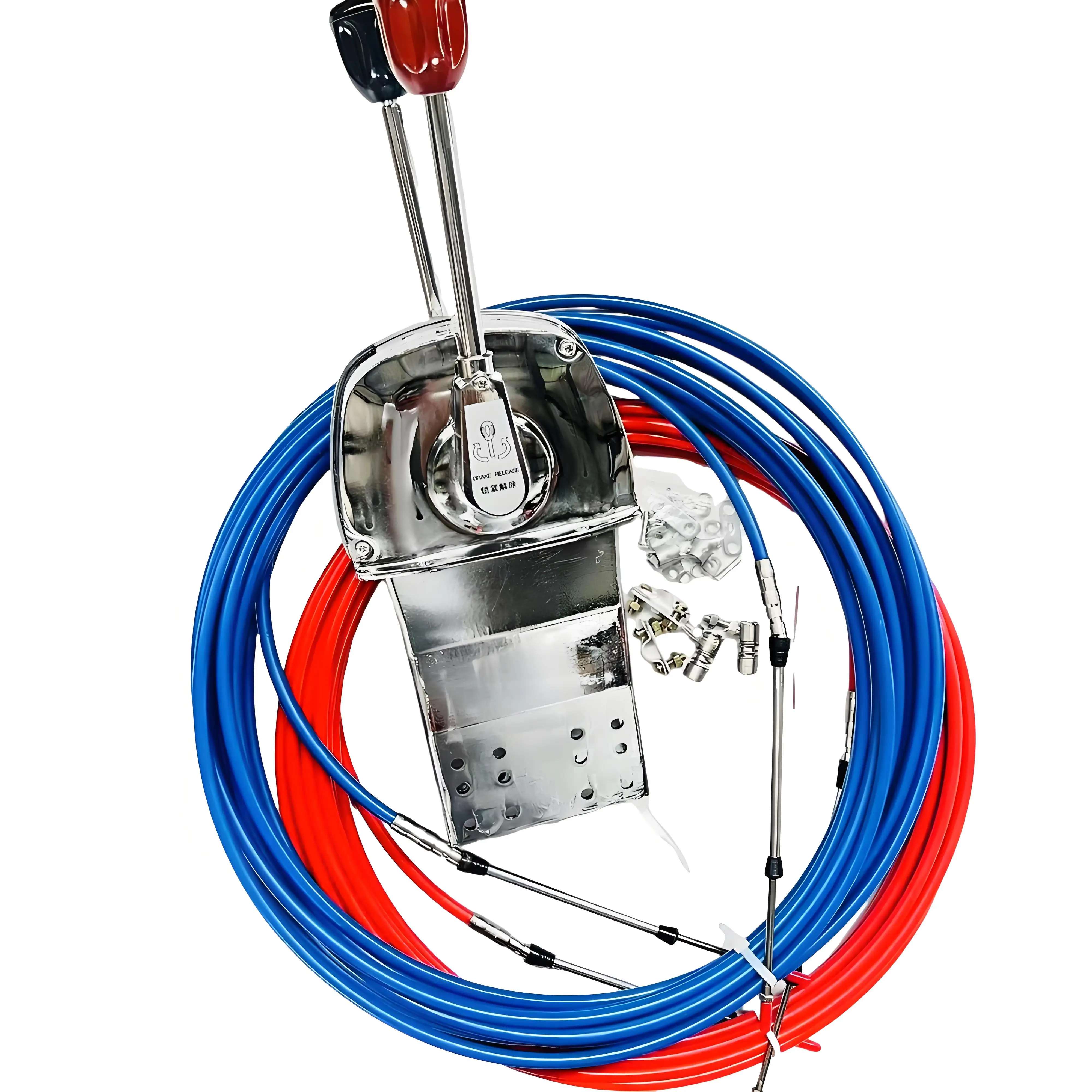 

STLF High Quality Dual-Handle Controller Kit with Throttle Head Customizable Materials for Marine Hardware