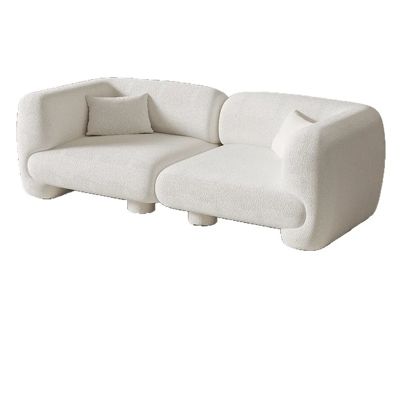 

Light luxury combination sofa, Nordic high-end designer freehand space, minimalist medieval fabric sofa