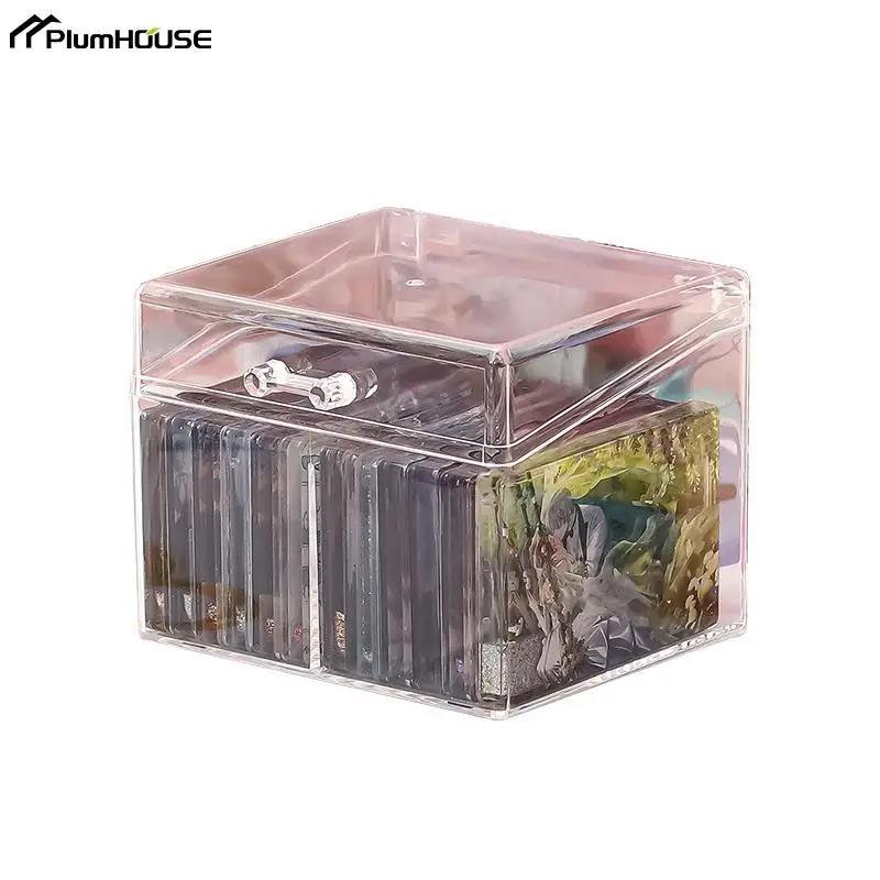 

Акриловая магнитная коробка для хранения, прямоугольная коробка, прозрачная коробка, упаковочная коробка, Пыленепроницаемая, прочная, для хранения ювелирных изделий