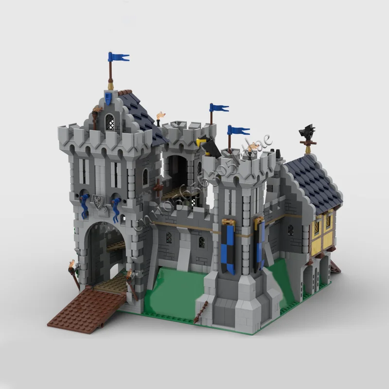 1798 PCS MOC Medieval Typical Castle Modular Model Building Blocks Sets Education Assembly Bricks Toys For Kids Birthday Gifts