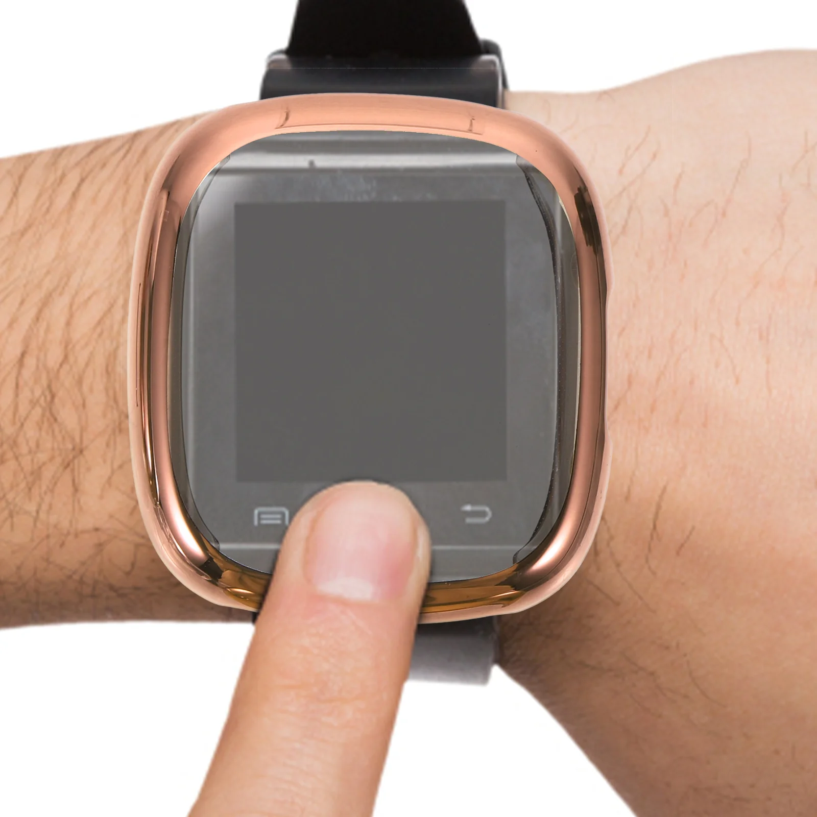 

4 Pcs Protective Case Reusable Watch Protector Detachable Professional Protectors Replaceable Screen Cover