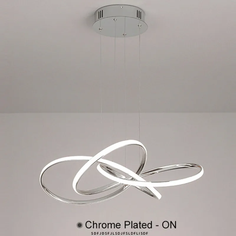 

Chrome/Gold Plated Modern led pendant lights for dining room kitchen bed Room Led pendant lamp 90-260V Free Shipping