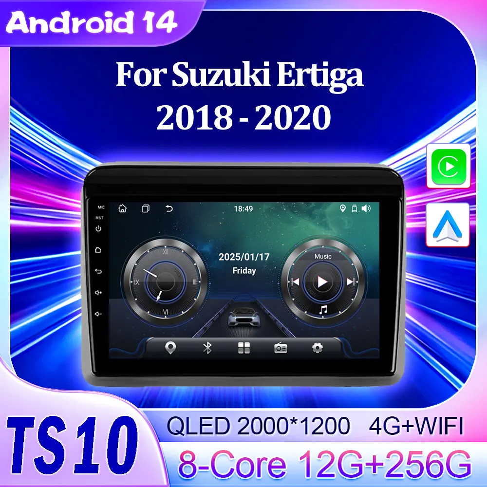 

9 inch 2DIN Android 14 For Suzuki Ertiga 2018 - 2020 IPS Touch Screen BT FM Radio GPS Navigator Car Multimedia Player AutoMotive