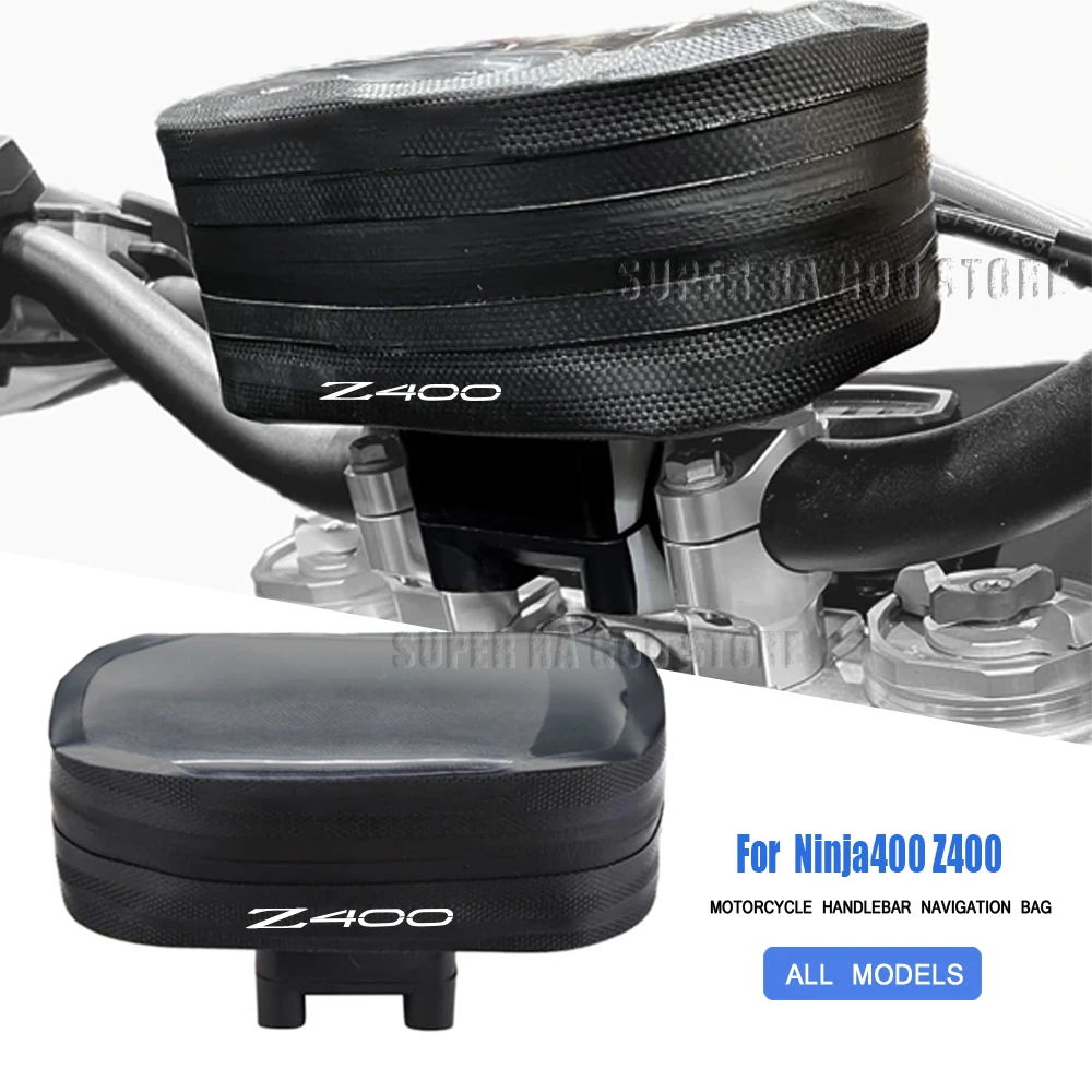 

Для Z400 2018-2024 Z650 RS Z 650 Ninja 650 2017-2024 Z 750 Z750S мотоциклетная водонепроницаемая навигационная сумка на руль для приключений и путешествий
