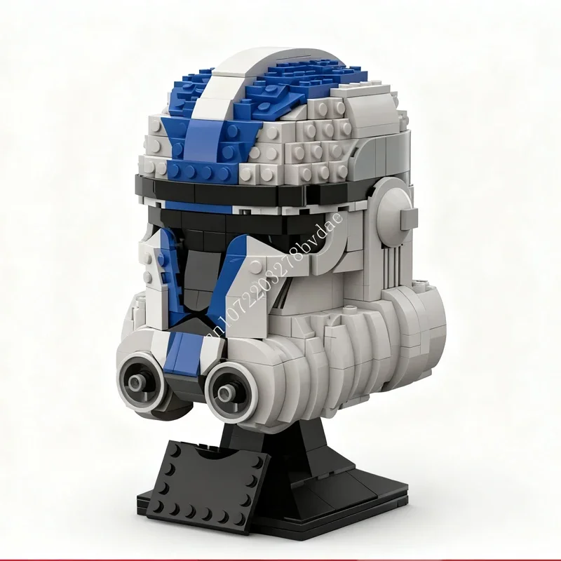 

Набор для сборки MOC «Звездный план»: шлем клонов 501-го отряда, 898 деталей, для космических сражений, развивающая игрушка, подарок на праздники, Рождество, день рождения для детей