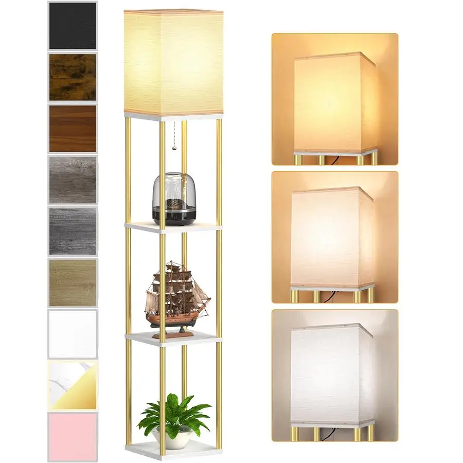 Lamp With Shelves, …