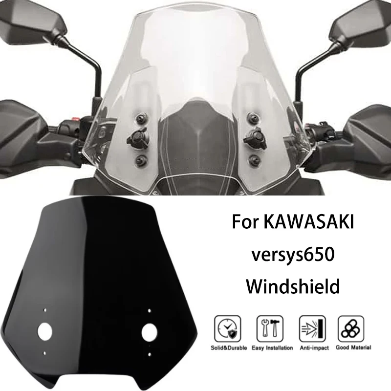 

MTKRACING For KAWASAKI versys650 2014-2020 Motorcycle fairing windshield front windshield sun visor