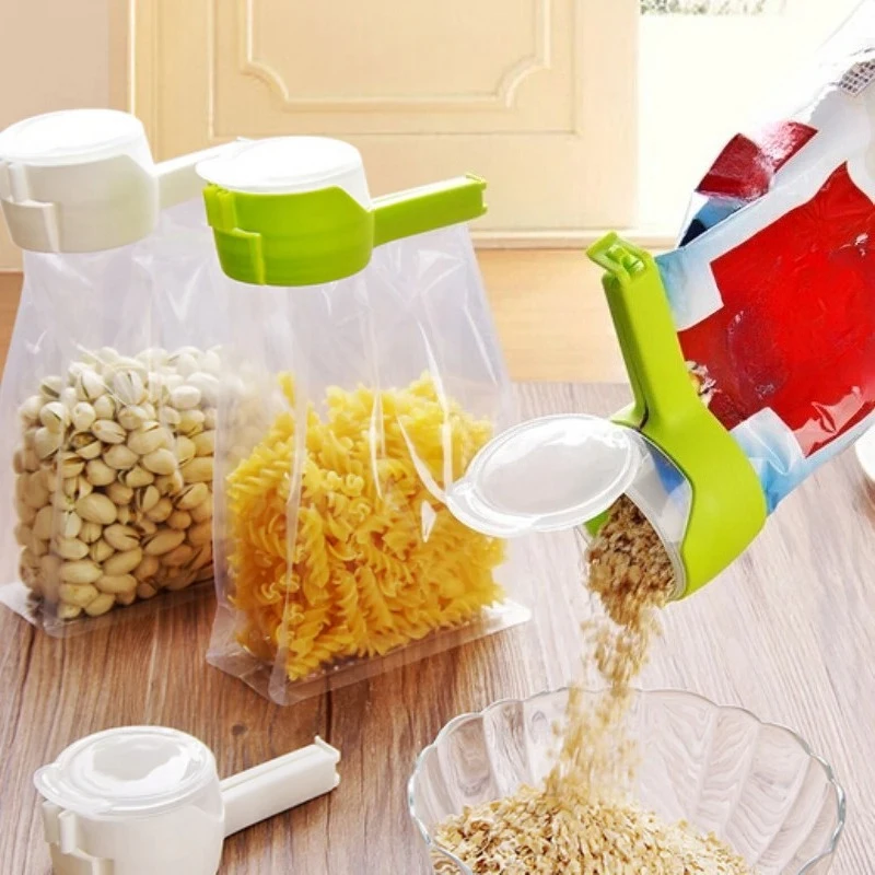 Snack Sealing Clip Plastic Fresh Keeping Sealer Clamp Food Saver Travel Kitchen Accessories Seal Food Storage Bag Clip