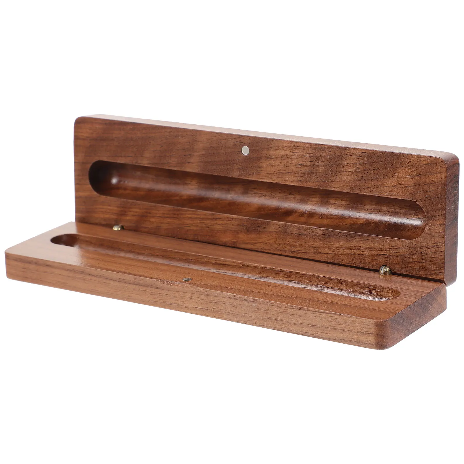 Pen Box Set Single Presentation Case Wood Storage Individual Pencil Holder Display for Desk Container Boxes