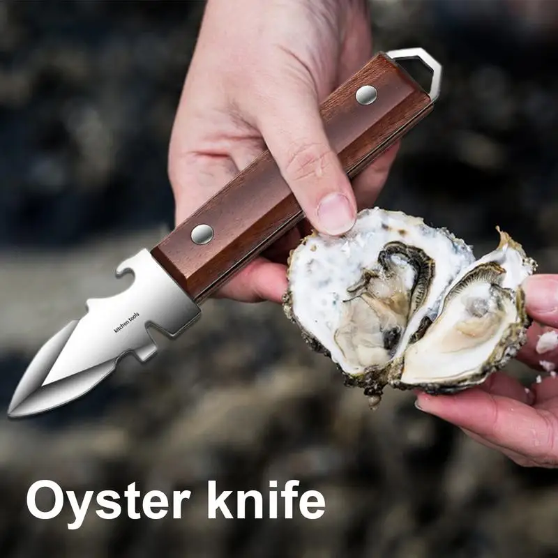 Oyster Shucker Stainless Steel Clam Opener for Shells Seafood Opening Tools Kitchen Gadget Oyster Shucker Clam Cutter