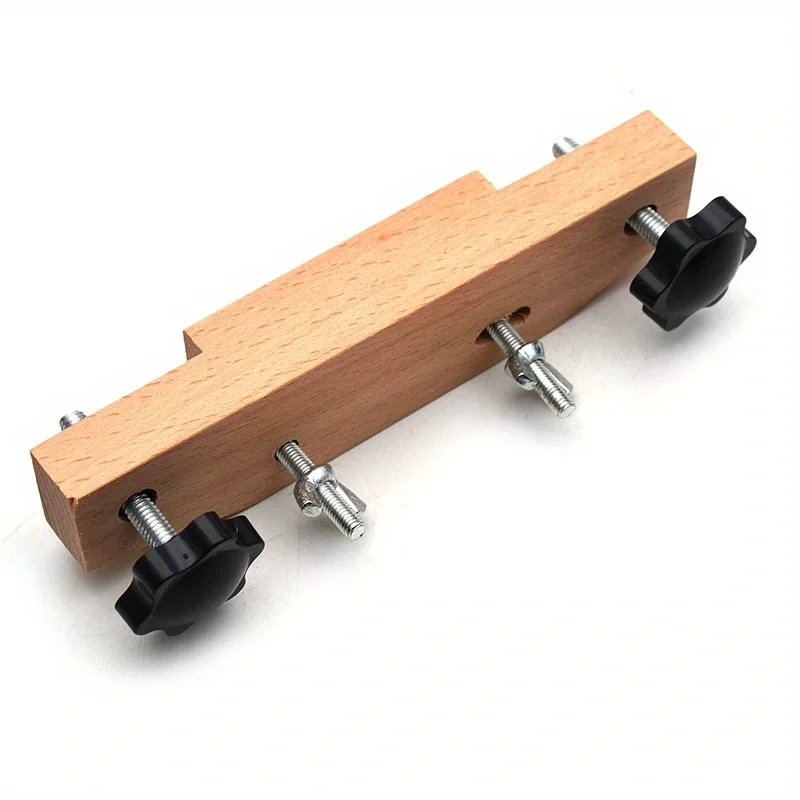 Wood Guitar Bridge Clamp Entry Level Bridge Clamp Acoustic Luthier Tools with Cork Gasket L-Wrench for Classical/Acoustic Guitar view 3