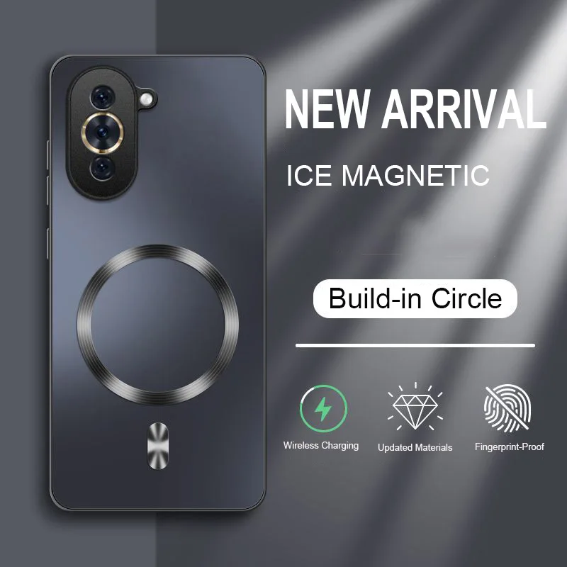 Für Magsafe AG Matte Hard Magnetic Case für HUAWEI NOVA 15 14 Ultra 13 12 11 10 9 8 SE Stoßfeste, schlanke, seidige Hautschutzhülle
