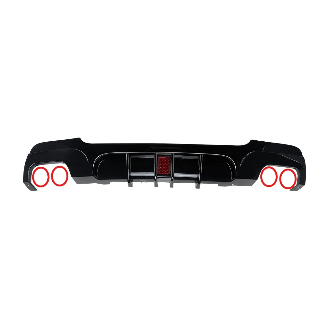 Achterbumperlip voor BMW 3 Serie Coupé E92 E93 2006-2013 voor M Sport MP Style Diffuser Splitters Spoiler Bodykit Exterieur
