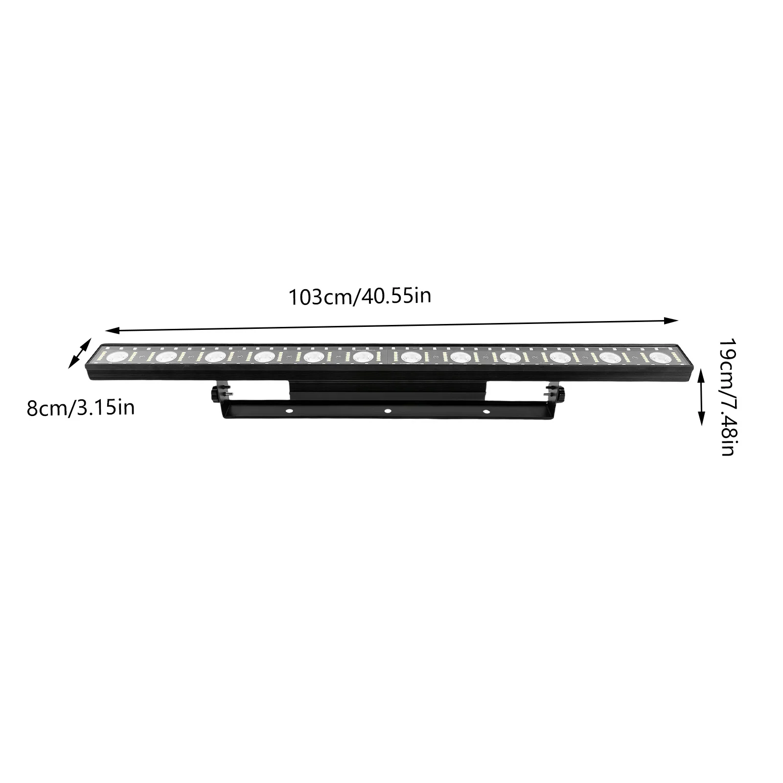 Stage Lamp, Stage Lights, Light 150W DMX512 RGBW High-Performance US Plug Wide Voltage Durable For Theater Club Party Concert