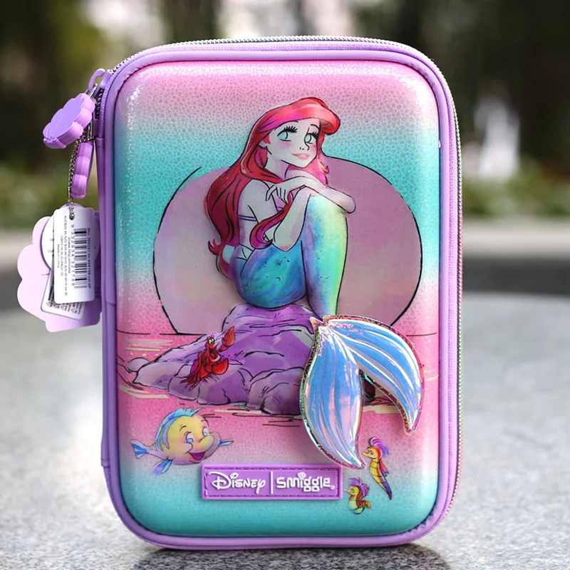 Disney Kawaii Mermaid Ariel Princess School Bag Pencil Case Notebook Stationery Set Student Lunch Bag Backpack Girl Birthday Gif