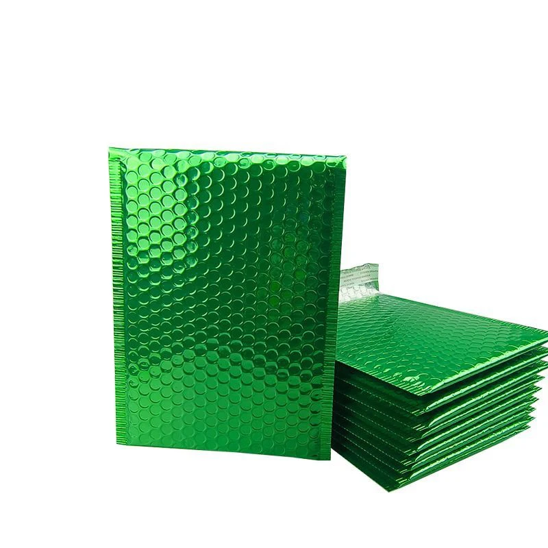 50Pcs 18x23cm Small Bubble Bag Bright Green Plastic Bubble Envelope Self Seal Adhesive Shipping Mailing Bags Padded Envelopes