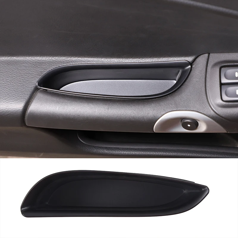 

For Chevrolet Corvette C6 2005-2013 Car Door Handle Storage Box Multifunctional Storage Box ABS Black Interior Accessories 1 Pcs