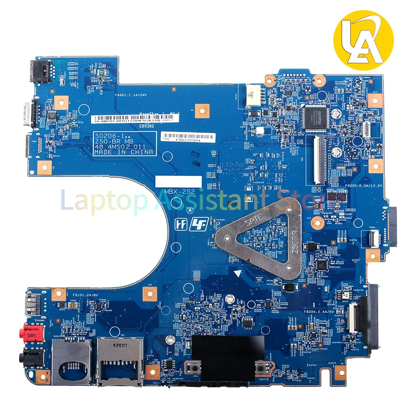 S0206-1 Z50-BR 48.4 ms02. 01 per SONY VAIO VPC-EL VPCEL22FX MBX-252 scheda madre del computer portatile muslime450 Test della scheda madre del Notebook