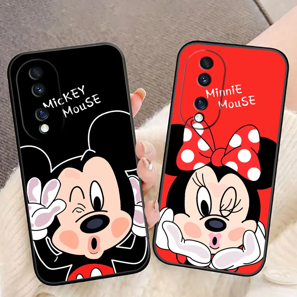 

Lovely Mickey Minnie Mouse Cover Phone Case For Honor 9 9I 9X 9 8 8X6X 7X 8 8C Max 90 70 50 20 10 Lite MAGIC 5 Pro 5G Case Funda