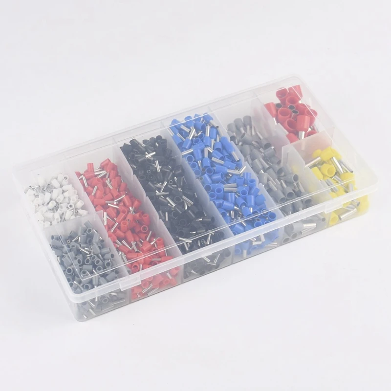 1200PCS Wire Ferrules, Insulated Crimp Pin Terminal Kit