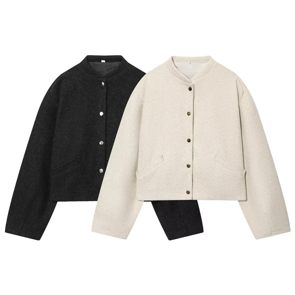 

Winter new women's elastic hem soft pilot jacket jacket