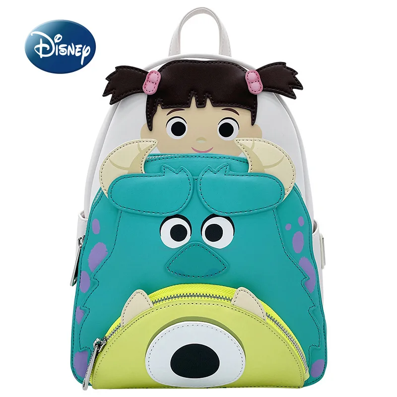 

Disney's New Loungefly Backpack Luxury Brand Original Women's Mini Backpack 3D Cartoon Fashion Girls' Schoolbag High Quality