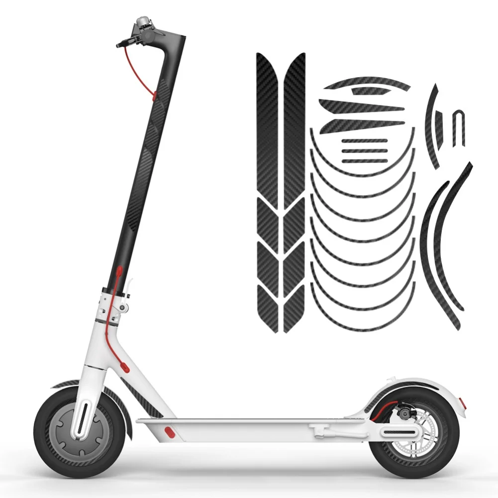 Self Balance Scooters 26*18cm Carbon Fiber Film Easy To Apply Hassle-free Installation Heat-resistant Material view 4