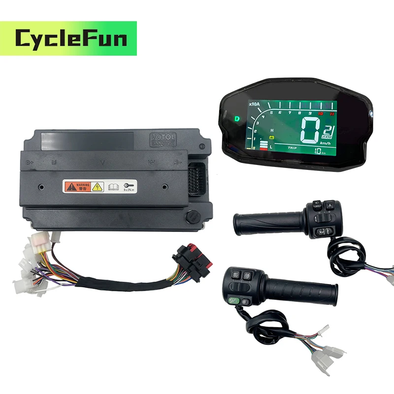 

Контроллер VOTOL EM200/2 V2 160A 4-6 кВт EMC BLDC с дисплеем DKD, дроссельная заслонка для ступицы, двигателя среднего привода, скутера, электрического мотоцикла