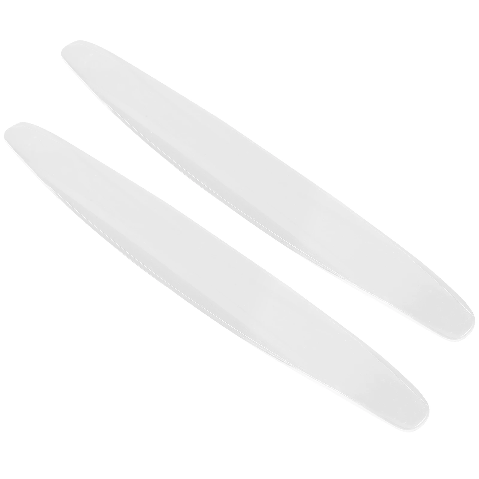 

2pcs Car Bumper Protection Strip Door Edge Guards Anti Collision Pu Material Scratch Resistant Stylish Design Easy