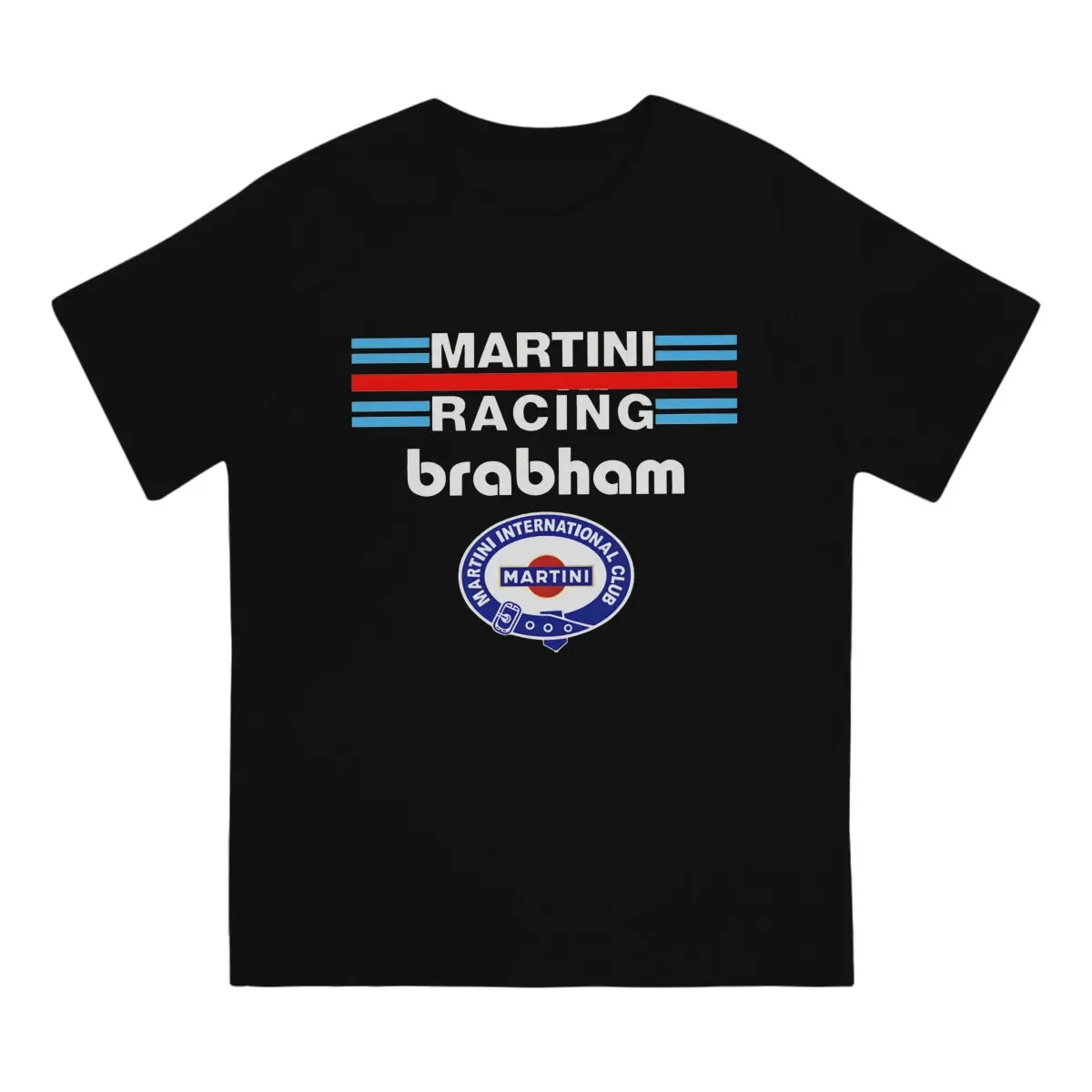 Brabham Racing Casual Polyester TShirt Martinis Race Creative Streetwear Casual T Shirt Men Tee