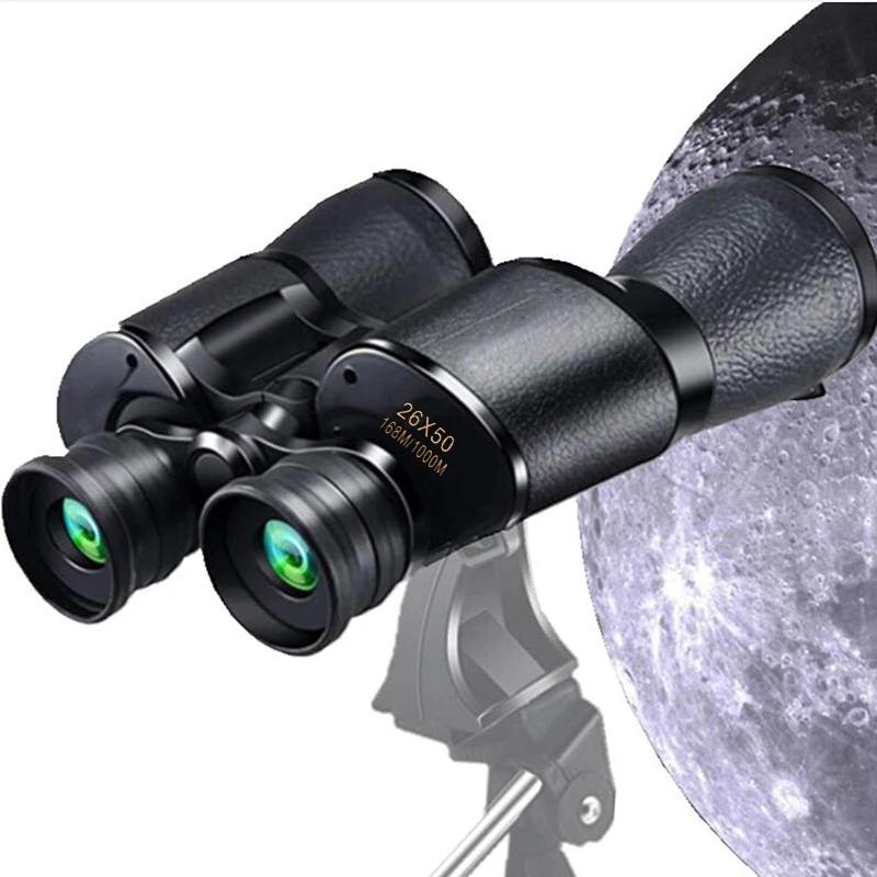 26X50 High Powered Binoculars for Adults, Waterproof Compact Binoculars for Bird Watching Hunting Football Games Travel Gifts