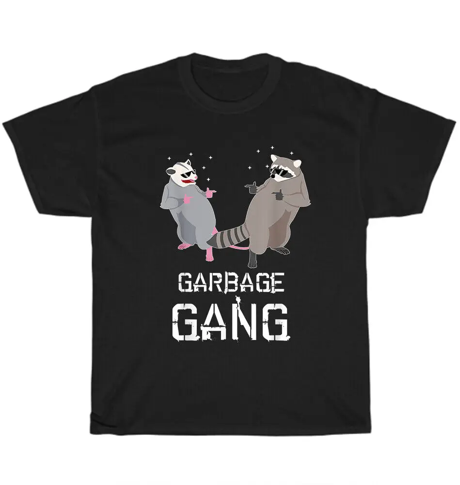 Garbage Gang Oposum And Raccoon Animal Lover T-Shirt Unisex Funny Tee Gift NEWUnisex Summer Cotton Luxury Brand Super Size