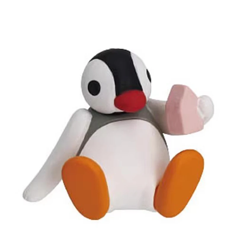 Pingu Figure Gashapon Pinga Action Figure Robby Pingu Anime Doll Kawaii Periphery Toy Christmas Gift for Kids