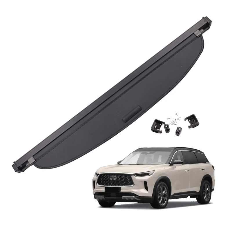 

For Infiniti QX60 Retractable Trunk Cargo Cover Parcel Rack Anti-Peeping Shield Privacy Auto Interior Accessories