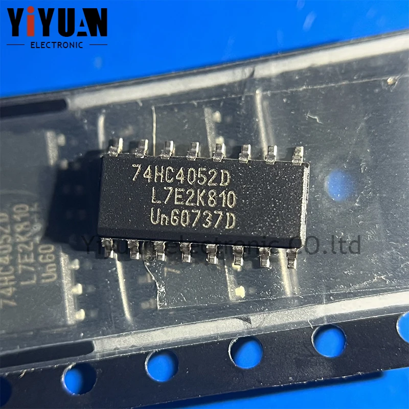 

10PCS NEW 74HC4052D SOIC-16 Dual 4-channel analog multiplexer demultiplexer