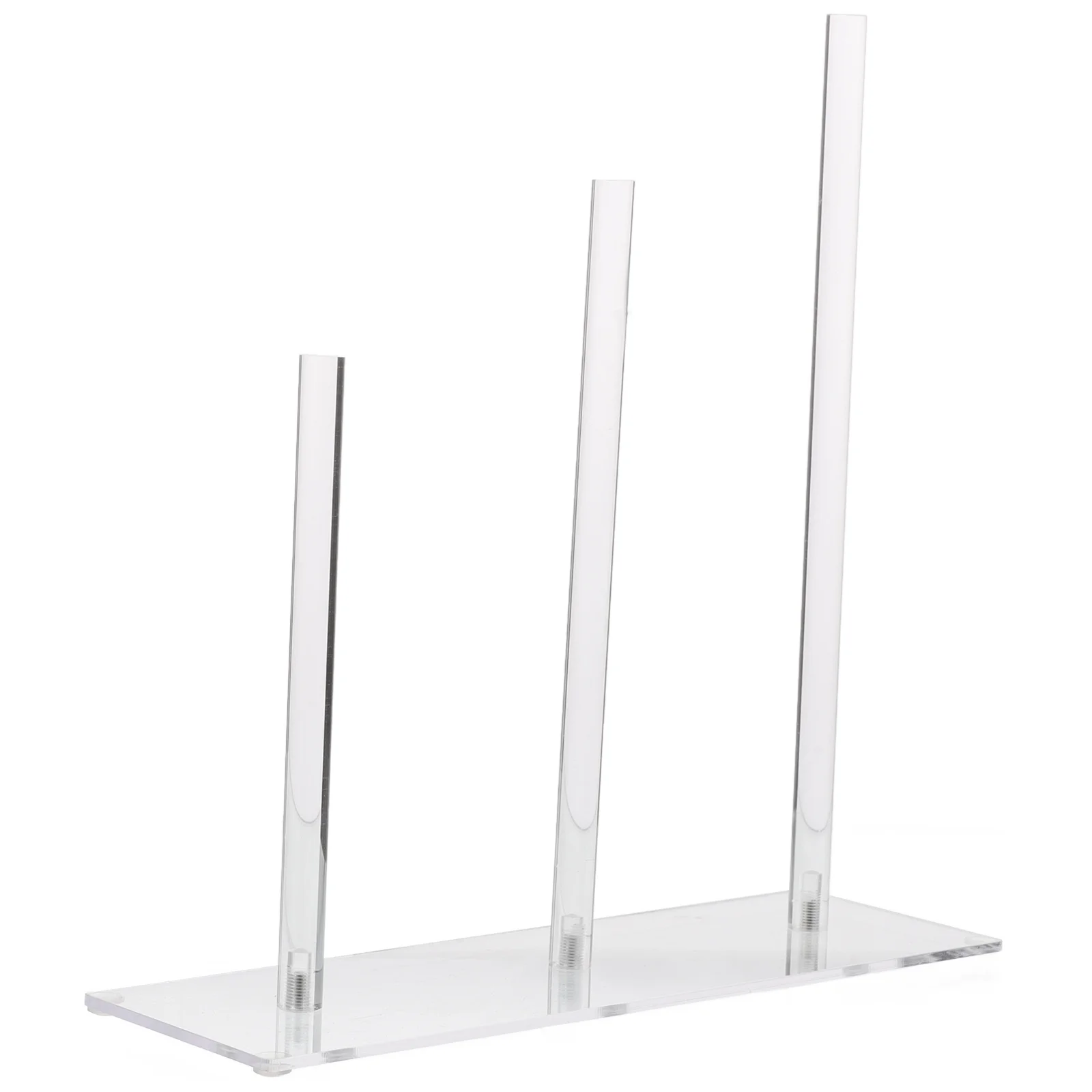 

3 Tier Acrylic Scrunchie Display Stand Clear Hair Tie Organizer Rack Hair Accessories Holder for Women Teens Scrunchie Organizer