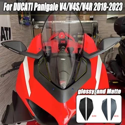 New For DUCATI Panigale V4 V4S V4R 2018-2023 Carbon Fiber Rear Mirror Cover Front Fairing Motorcycle Modified Parts Decorate Cap