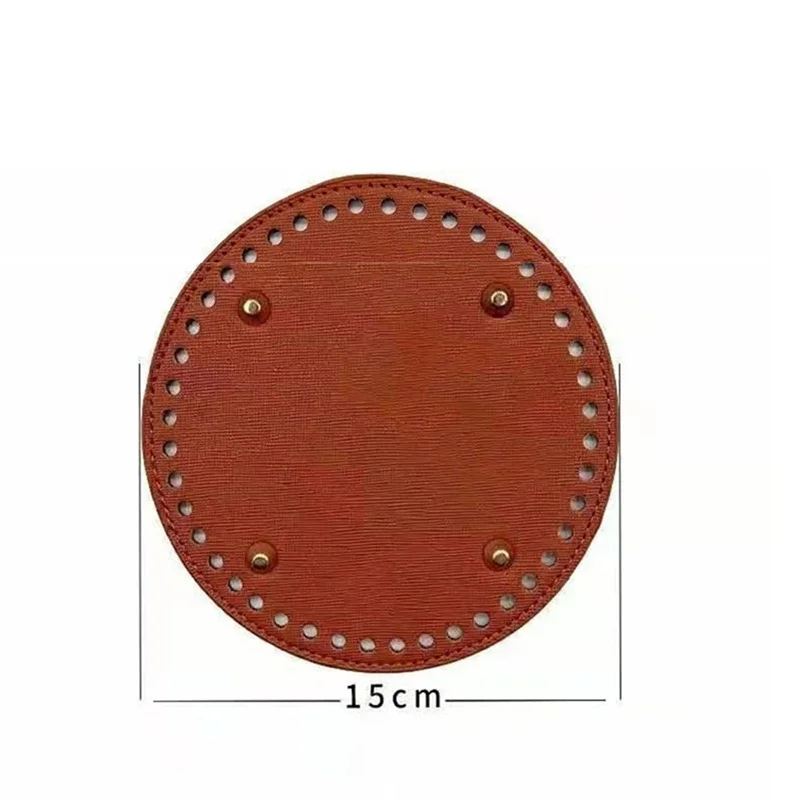 Leather Bag Bottoms DIY Handmade Oval Round Bottom Bag Accessories For Knitting Bags Handbag Crossbody Bags Bottom