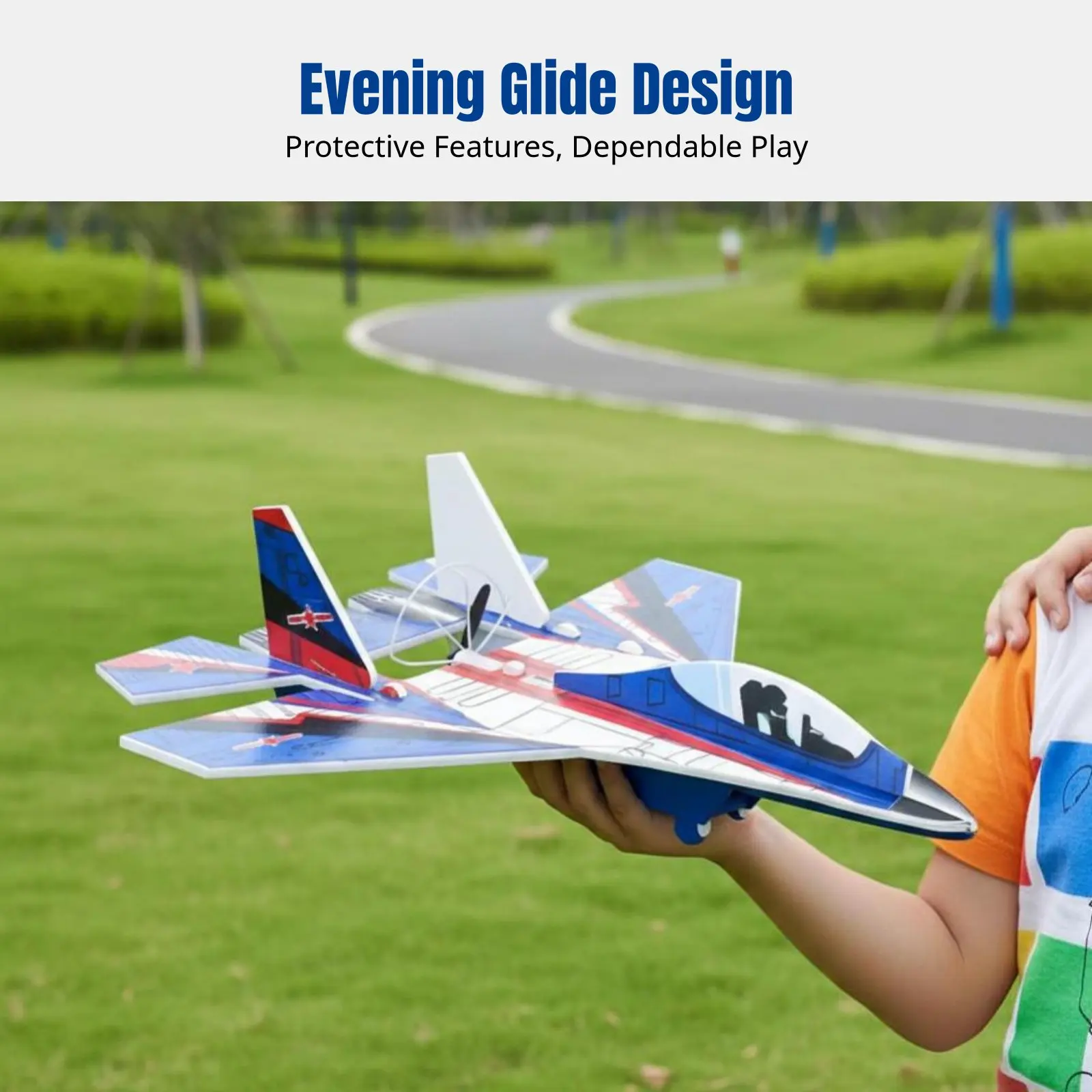 

Hand-Thrown Electric Aircraft, Su-27 Fighter, USB Rechargeable, Night Light, Kids Aircraft Model