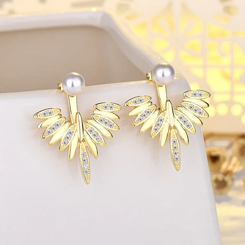 2024 New Crystal Flower Drop Earrings for Women Fashion Jewelry Rhinestones Earrings Gift for Party Best Friend