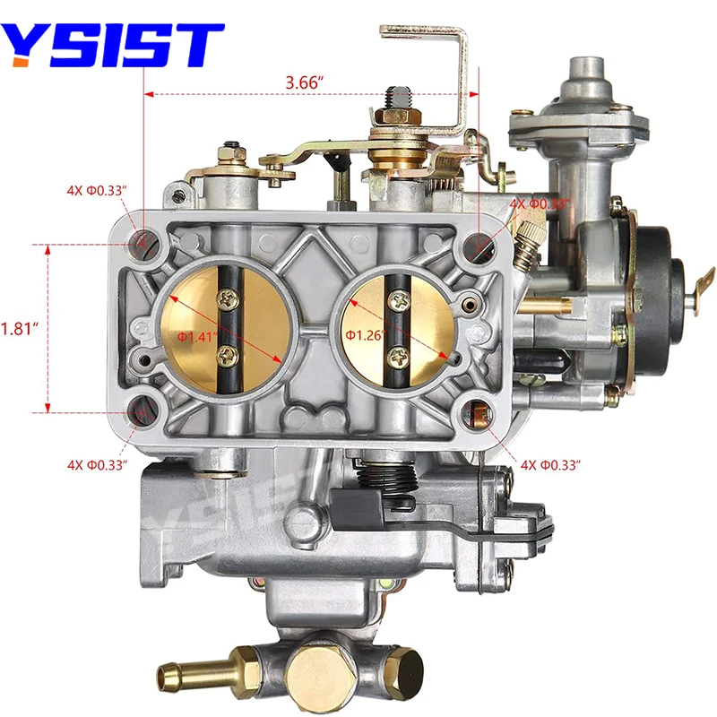 Weber 32/36 DGV DGEV DGAV Carburetor For EMPI/Holley Toyota Pickup 20R 22R Engine Datsun 510 610 620 710 Z20 Z22 L16 L18 L20