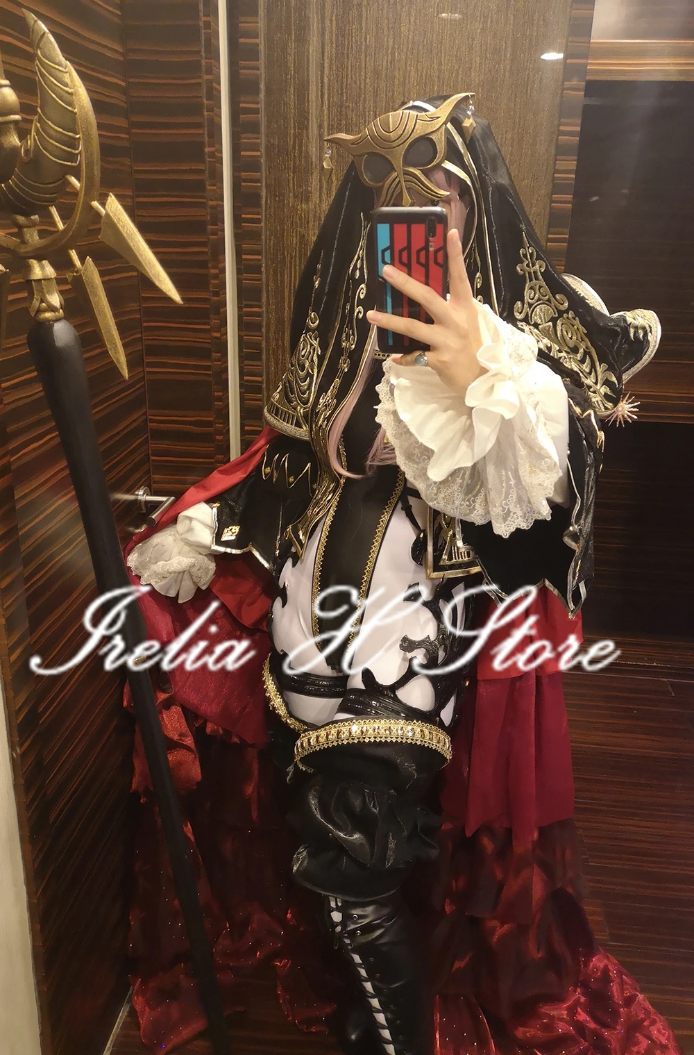 Irelia H Custom made/size Final Fantasy XIV FF14 Level 79 dungeon  Ephemeral Necromancer Cosplay Costume High Quality