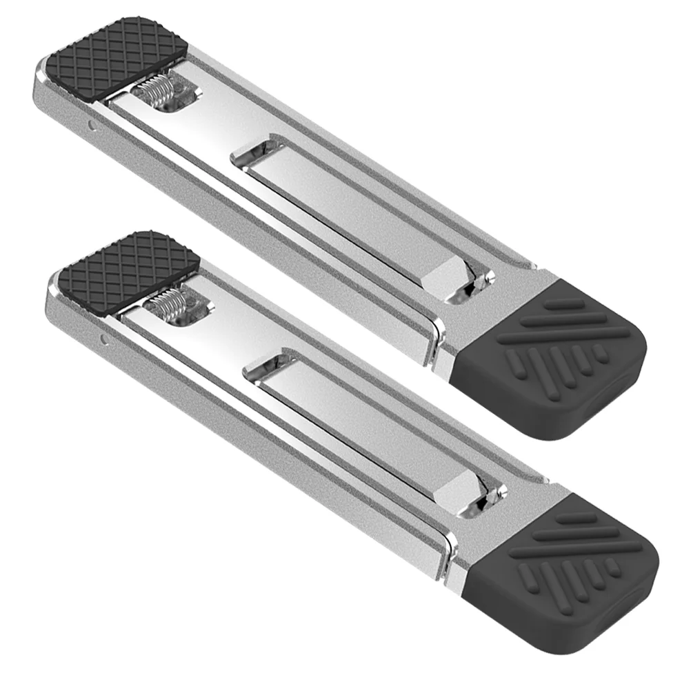 

2 Pcs Mobile Phone Invisible Bracket Desktop Stand Foldable Zinc Alloy Holder Office for Cell Phones