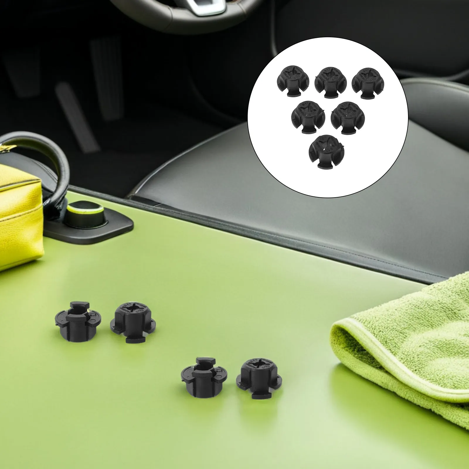 

20 шт. универсальных кронштейнов для радаров, ударопрочные пластиковые клипсы для крепления к бамперу автомобиля, для выравнивания радаров