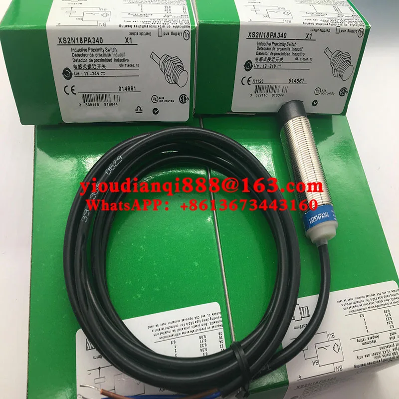 Novo interruptor do sensor de proximidade XS218BLNBL10C