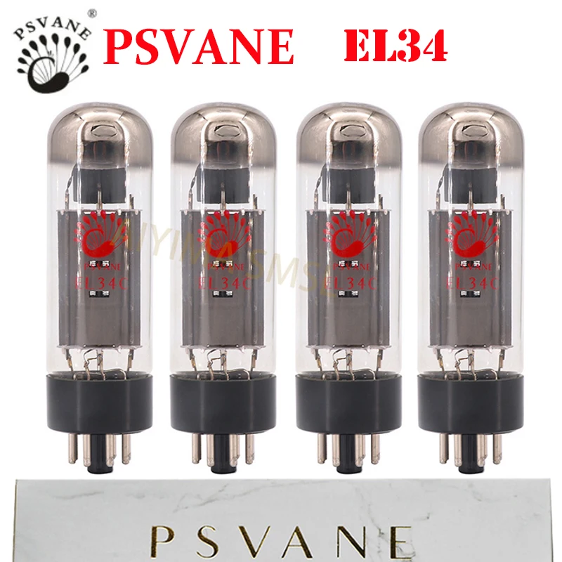 

PSVANE EL34-C Vacuum Tube Replaces EL34 EL34B 5881 6L6G 6CA7 6P3P KT77 For HIFI Amplifier Audio