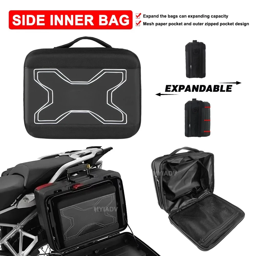 Motorcycle Vario Suitcases Inner Bag Luggage Tool Box Liner Saddlebags For BMW R1250GS R1200GS Adventure R 1250 1200 GS  LC ADV