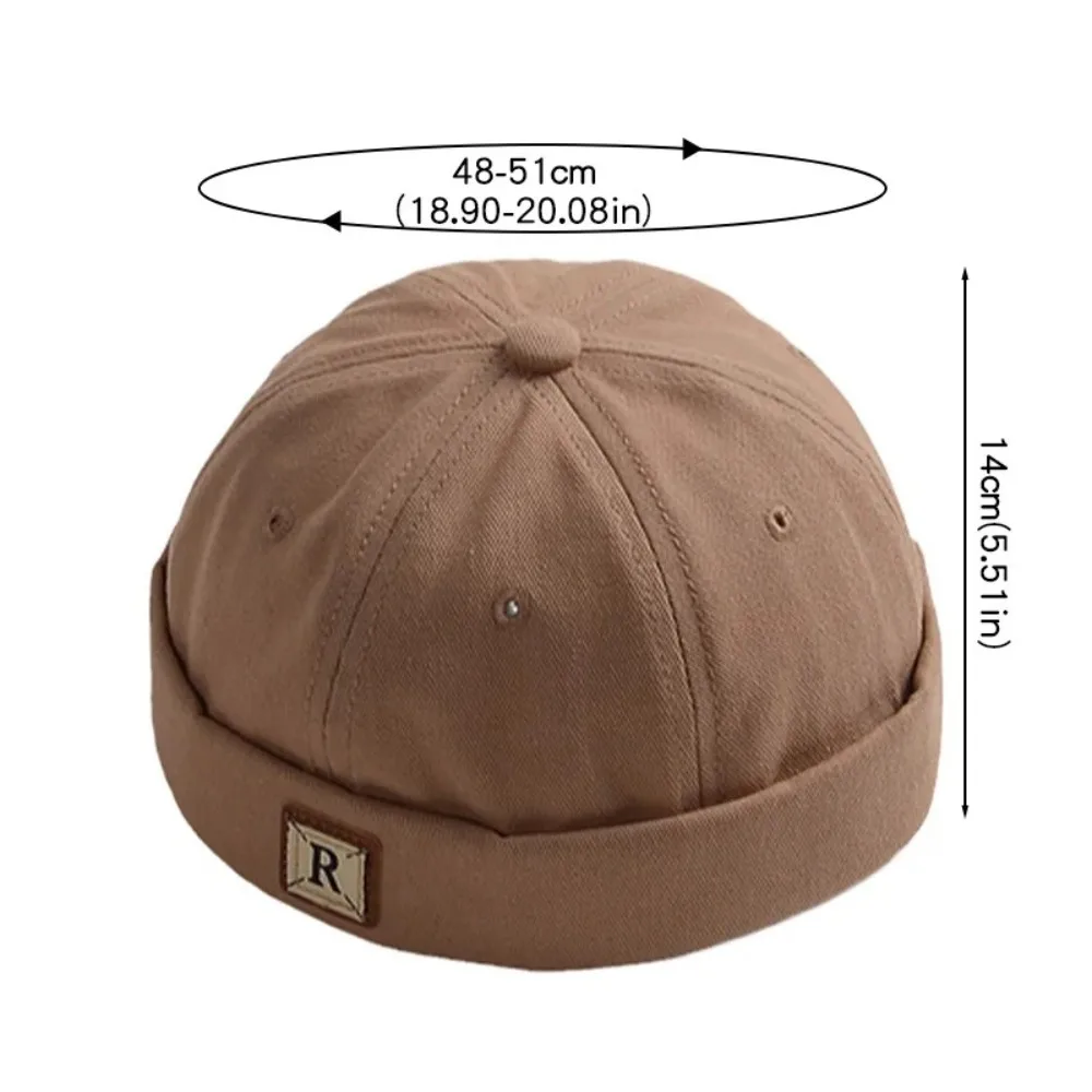 Mode Einfarbig Baby Dome Brimless Hut Vintage Kinder Vermieter Hüte Hip Hop Docker Cap Beanie Kinder Melone Kappe Jungen Mädchen
