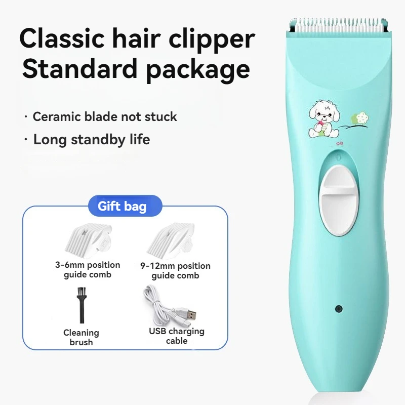 Baby Hair Clipper Quiet Shaving New Baby Electric Pusher Silent Baby Hair Shaving and Fetal Hair Cutting Tool No Lubricating Oil