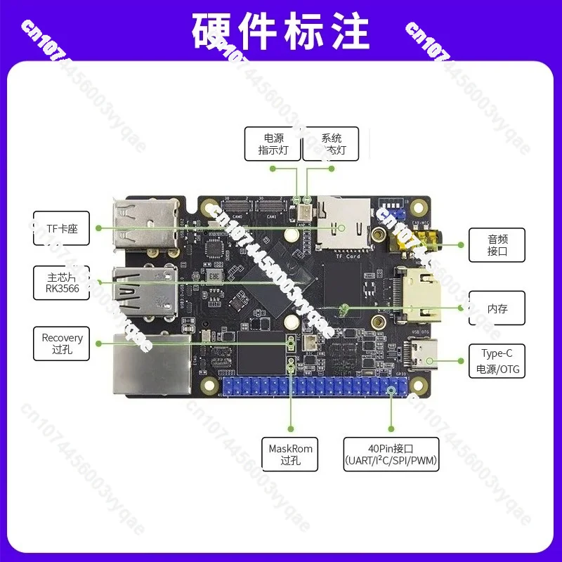 Card computer RK3566 development board